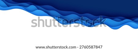 Eco texture surface wallpaper seaweed environment and cartoon bottom creative deep. Background paper diagonal river and papercut topographic blue white. Template curve save the ocean day layer water.