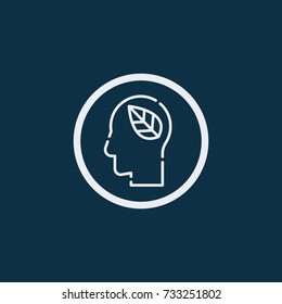 Eco think icon