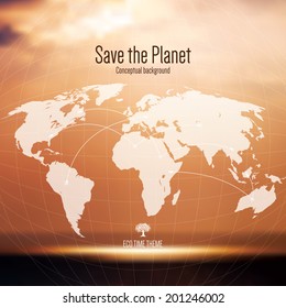 Tema del tiempo ecológico, fondo conceptual