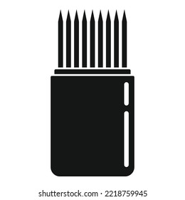 Eco toothpick icon simple vector. Tooth pick. Wood stick