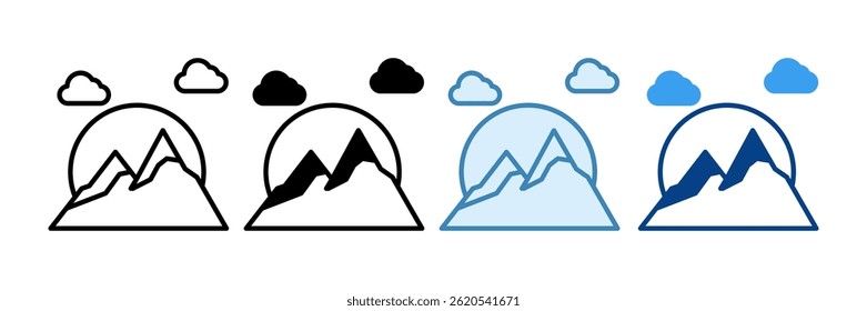Eco Tourism Icon Set Multiple Style Collection