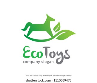 Eco Toys Logo Symbol Template Design Vector, Emblem, Design Concept, Creative Symbol, Icon