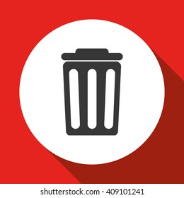 eco trash design , vector illustration