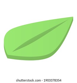Eco tree leaf icon. Isometric of eco tree leaf vector icon for web design isolated on white background