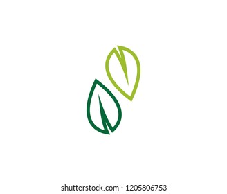 Eco Tree Leaf Logo Template