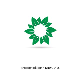 Eco Tree Leaf Logo Template