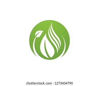 Eco Tree Leaf Logo Template - Vector