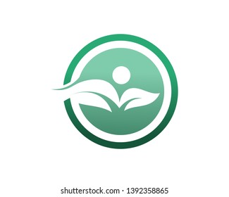 Eco Tree Leaf Logo Template