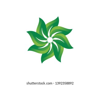 Eco Tree Leaf Logo Template
