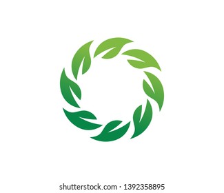 Eco Tree Leaf Logo Template