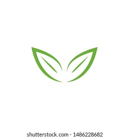 Eco Tree Leaf Logo Template design 