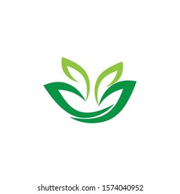 Eco Tree Leaf Logo Template