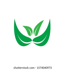 Eco Tree Leaf Logo Template