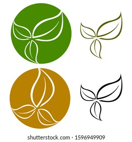 Eco Tree Leaf Logo Template