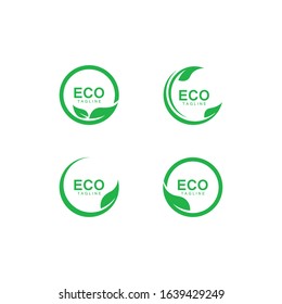 Eco Tree Leaf Logo Template design