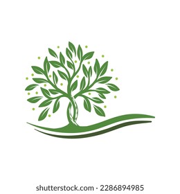 Eco Tree Leaf Logo Template