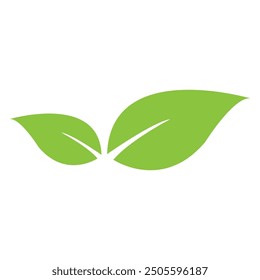 Plantilla del logotipo de la hoja del árbol de Eco