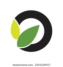Ícone do Modelo de Folha de Árvore Ecológica
