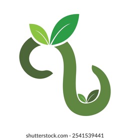 Eco Tree Leaf Logo Template icon