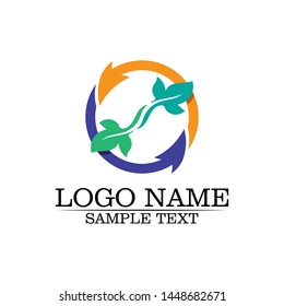 Eco Tree Leaf Logo and vector
