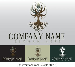 Eco Tree logo design concept.