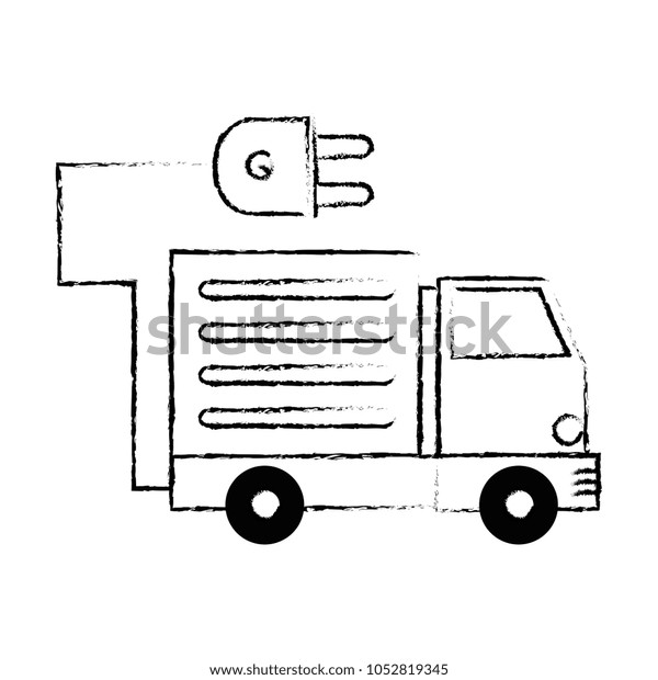 eco truck vehicle\
with energy connector