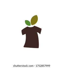 ilustración de diseño de vector de camiseta ecológica