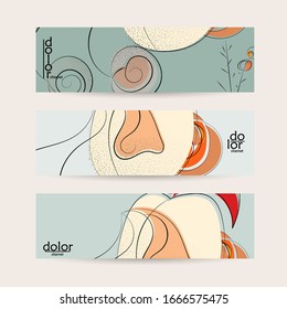 Eco vector design. Fruit logo with flat colors and grunge texture. Doodle drawing vegetable healthy food. Vegan bolt sketch banner template. Summer organic fresh concept.