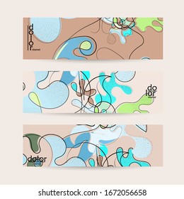 Eco vector design. Fruit logo with flat colors and grunge texture. Doodle drawing vegetable healthy food. Vegan bolt sketch banner template. Summer organic fresh concept.