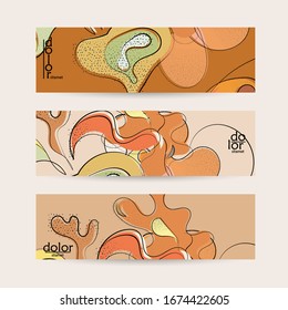 Eco vector design. Fruit logo with flat colors and grunge texture. Doodle drawing vegetable healthy food. Vegan bolt sketch banner template. Summer organic fresh concept.