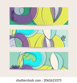 Eco vector design. Fruit logo with flat colors and grunge texture. Doodle drawing vegetable healthy food. Vegan bolt sketch banner template. Summer organic fresh concept.