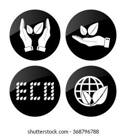 eco  vector icon