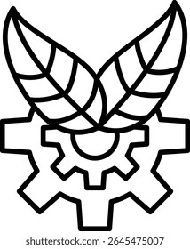 Eco vector icon. Can be used for printing, mobile and web applications.