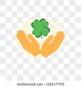 Eco vector icon isolated on transparent background, Eco logo concept