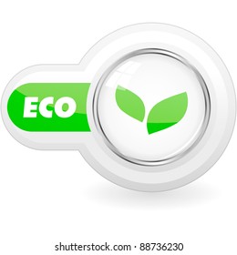 ECO. Vector illustration.