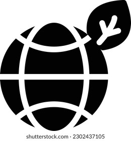 ilustración de eco Vector en un fondo transparente. Símbolos de calidad superior. Iconos vectoriales de glifos para diseño de conceptos y gráficos. 
