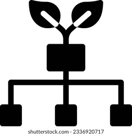 ilustración de eco Vector en un fondo transparente.Símbolos de calidad premium.Icono vector glifos para el concepto y diseño gráfico. 
