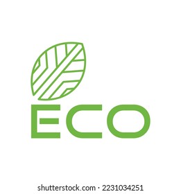 Eco Vector Logo Graphic Design