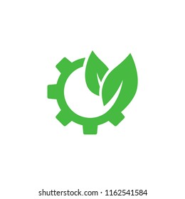 eco vector logo template 