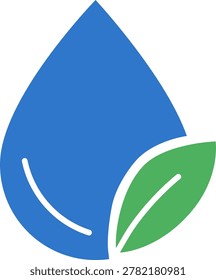 Eco Water Conservation Flat Illustration