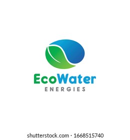 Empresa de vectores con logotipo de energía ecológica