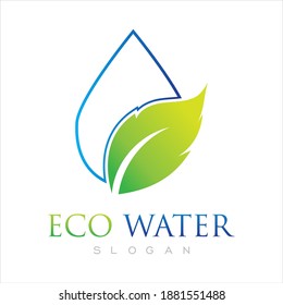 Eco Water Energy Logo Vector Company