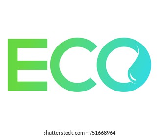 eco water logo vector
