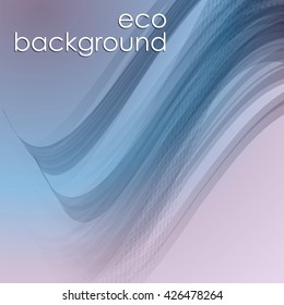 eco wavy background. vector illustration.