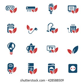 eco web icons for user interface design