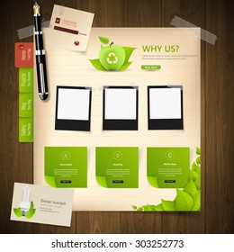 Eco Website Design Template