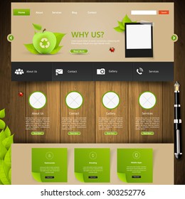 Eco Website Design Template