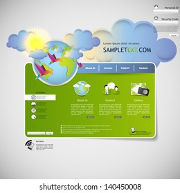 Eco website template