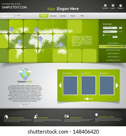 Eco website template