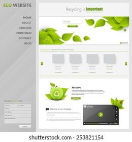 Eco Website Template